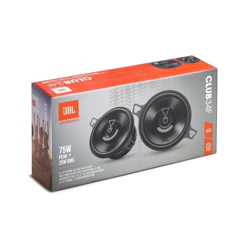 سماعة سيارة JBL مقاس 3.5 بوصة، سماعة محورية، تريبل، مدى متوسط، سب ووفر، سماعة ستيريو أصلية رسمية من JBL مقاس 3.5 بوصة GX328 - 6