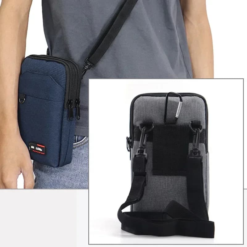 New Outdoor Sports Waistpack Small Shoulder Bag Running waist bag Unisex Large Capacity Zero Wallet Mobile phone pouch - 4
