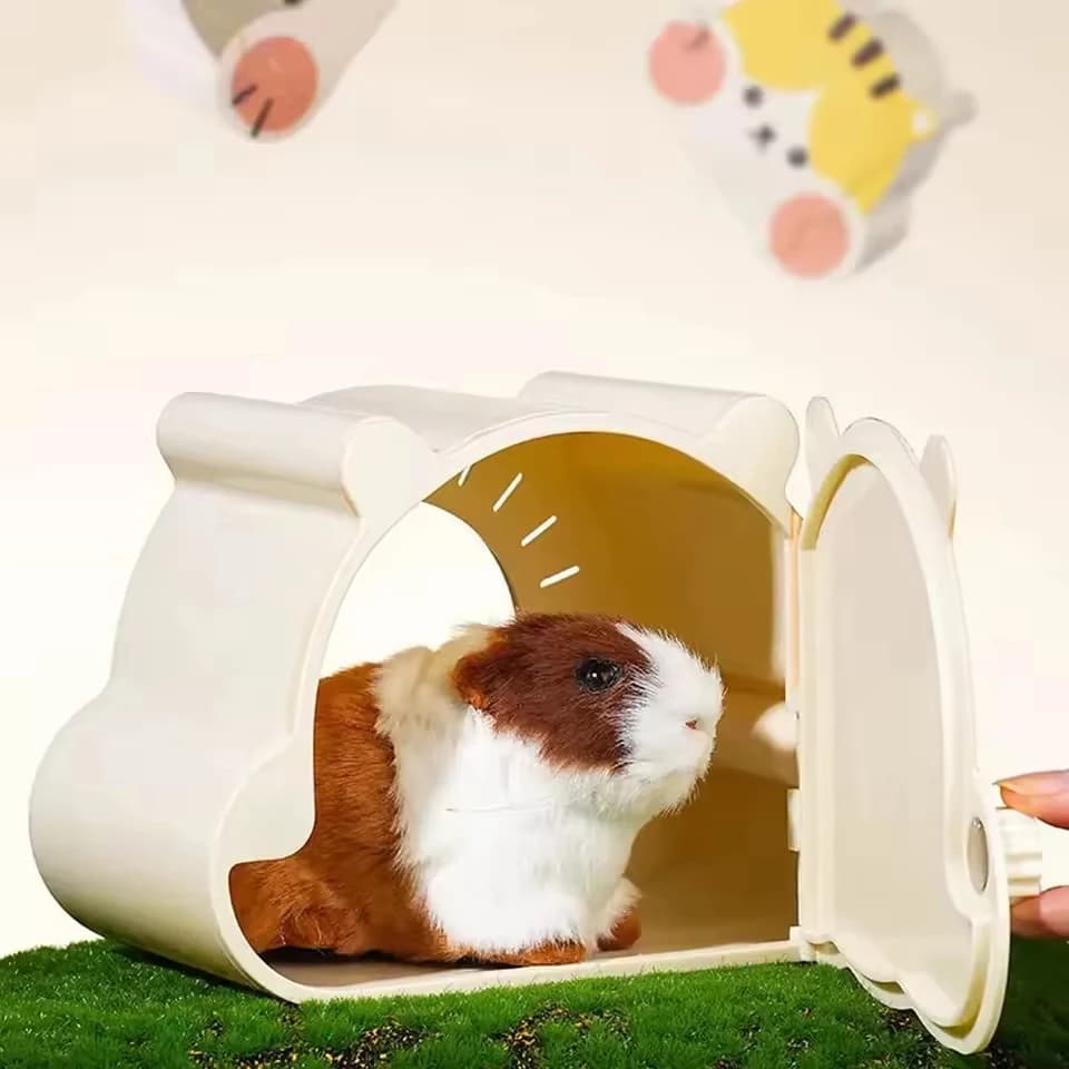 Visual Hamster Nest Flower Branch Mouse Evacuation House Four Seasons Universal Cartoon Magnetic Cage Observation House - 2