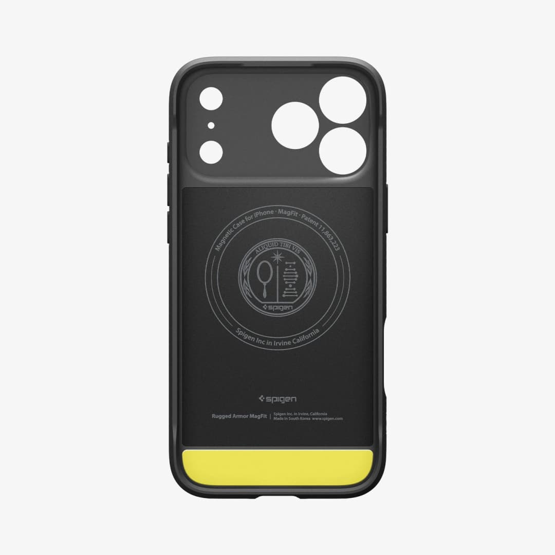 Spigen Rugged Armor Magnetic Case Simple Shockproof Magnetic Cover Compatible for iPhone 17 Pro Max air - 3