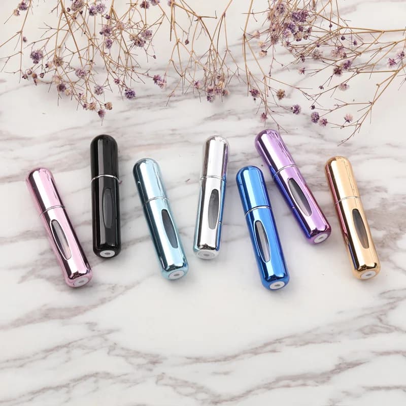 5ml 8ml Portable Mini Refillable Perfume Bottle With Spray Scent Pump Empty Cosmetic Containers Atomizer Bottle For Travel Tool - 3