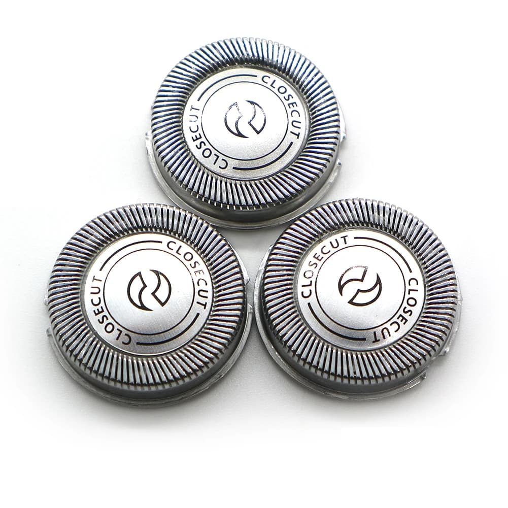 3pcs Replacement Shaver Head for Philips HQ56 HQ55 HQ4+ HQ3 Reflex Plus HQ6843 HQ300 HQ64 HQ916 CloseCut Shaver Heads