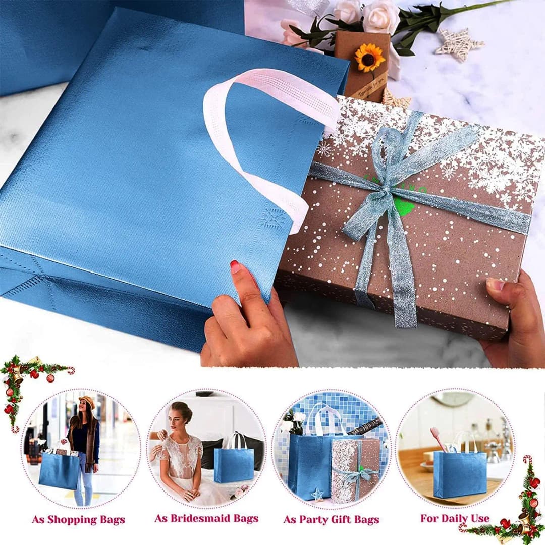 المرأة حقيبة تسوق قابلة لإعادة الاستخدام سعة كبيرة قماش السفر تخزين أكياس الليزر بريق حقيبة يد الإناث البقالة قماش حمل حقيبة صديقة للبيئة - 4