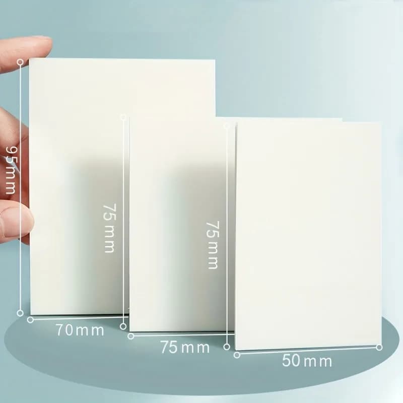 50 ورقة شفافة مثبت ملاحظة منصات مقاوم للماء ذاتية اللصق مذكرة المفكرة اللوازم المكتبية المدرسية القرطاسية - 2