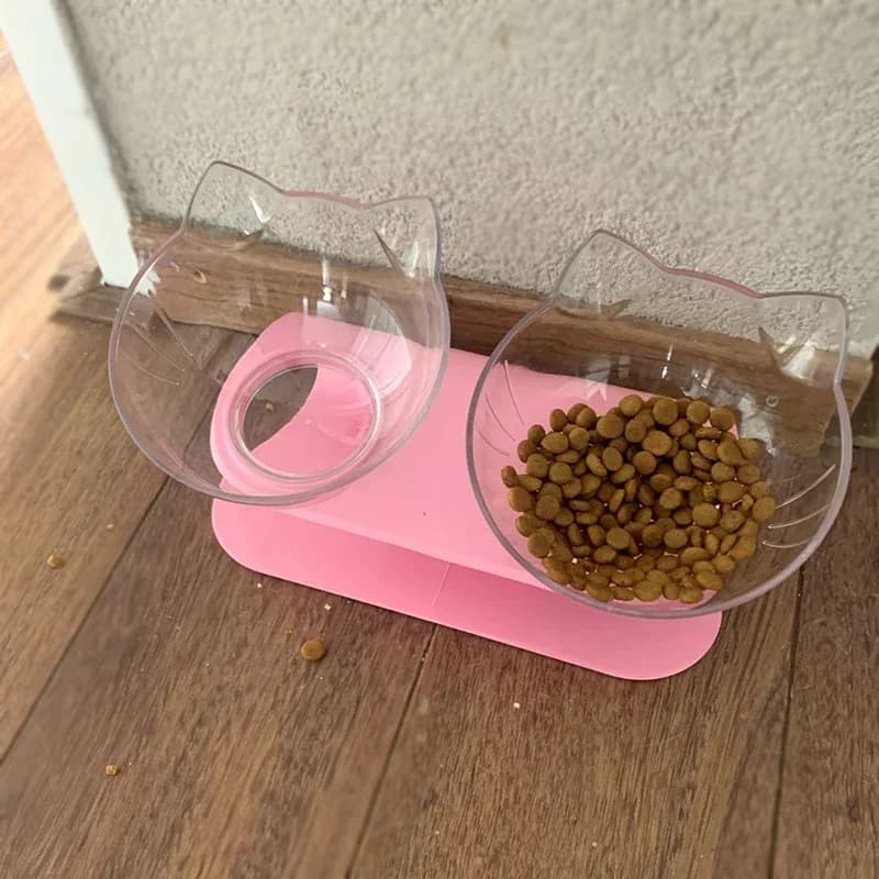 Non-Slip Double Cat Bowl Dog Bowl With Stand Pet Feeding Cat Water Bowl For Cats Food Pet Bowls For Dogs - 2