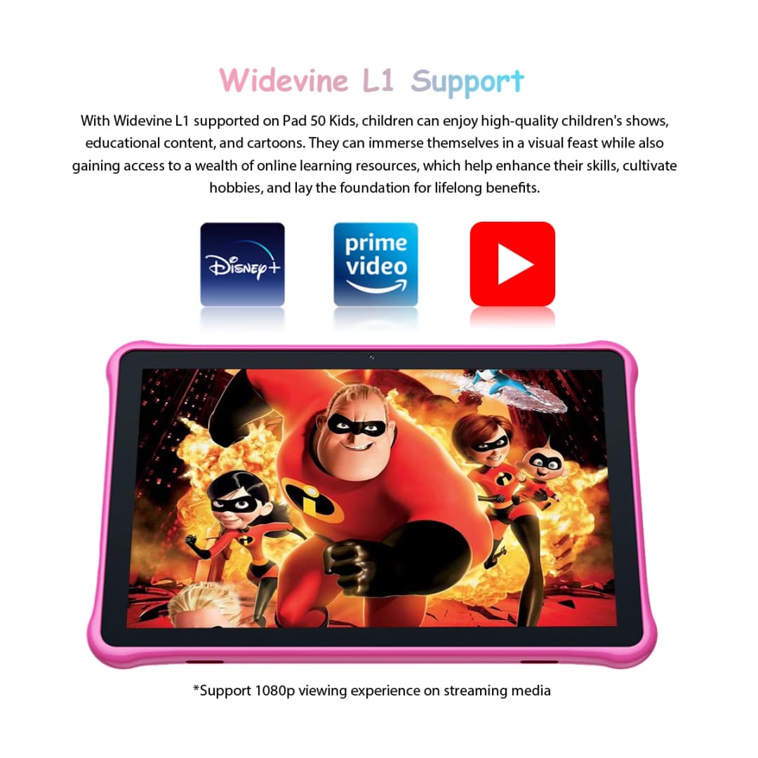 Blackview Oscal Pad 50 Kids Tablet 10.1 Inch 800*1280 HD Display 5100mAh Long Battery Life A133P CPU Android Tablet - 5