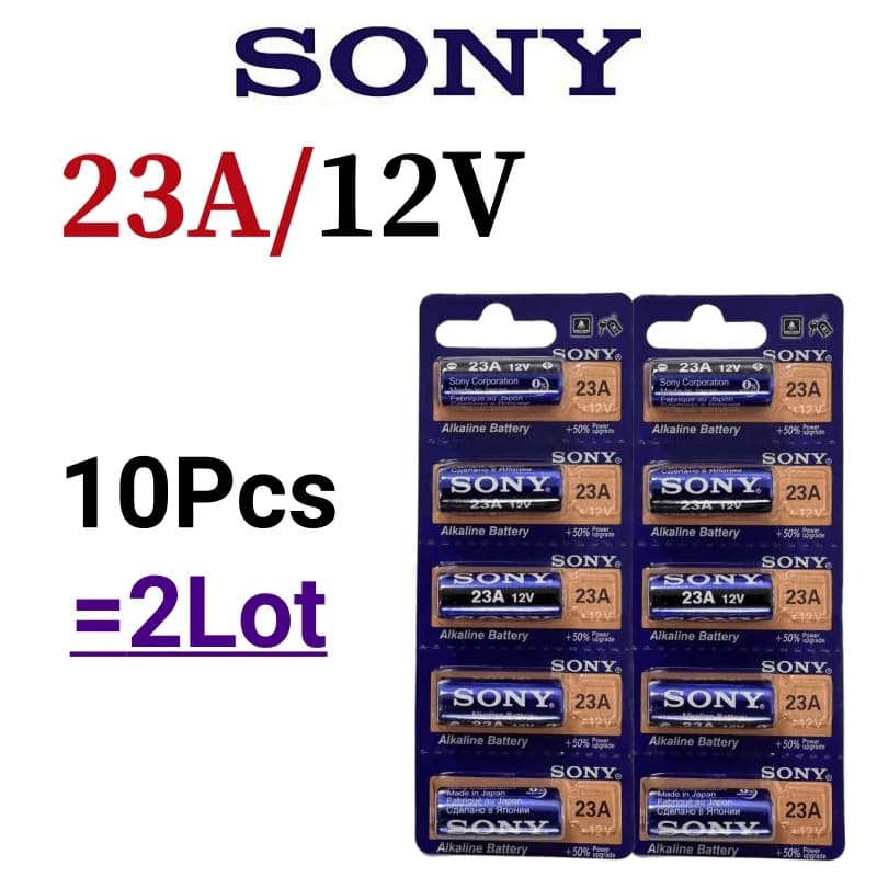 5-50pcs original SONY 27A /23A 12V 23GA A23S/A27 alkaline battery doorbell remote control electric toy - 3