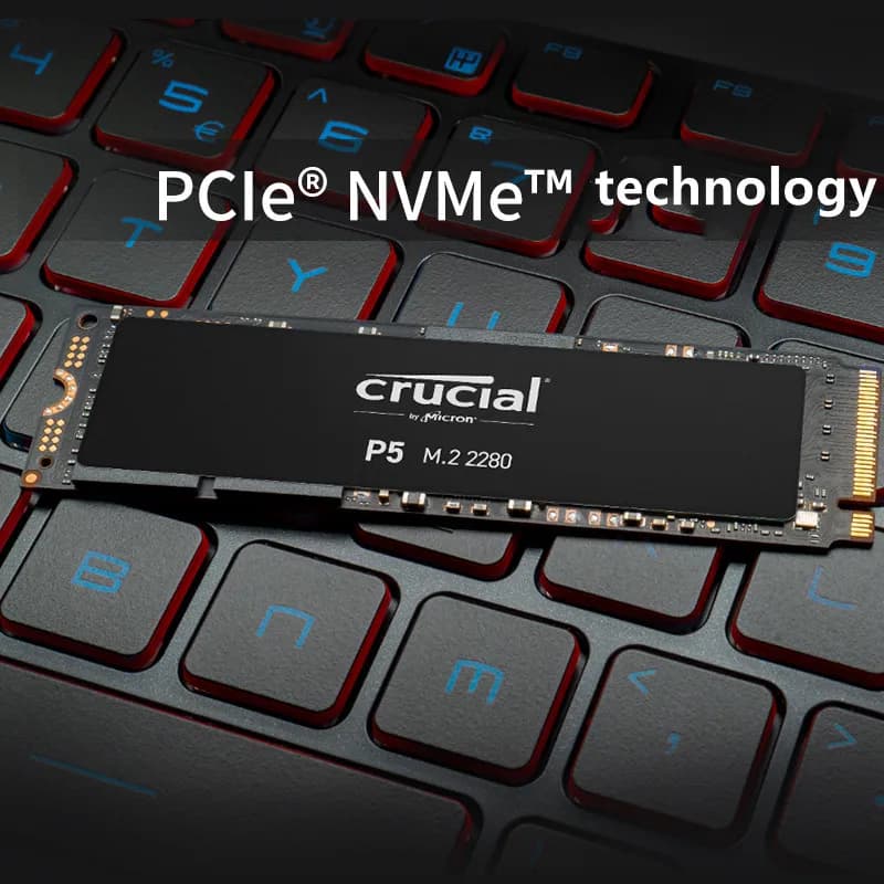 Crucial Meguiar 2TB SSD M.2 Interface (nvme Protocol) P5plus Series PCIe Gen4 Game High-speed Performance Meguiar - 5