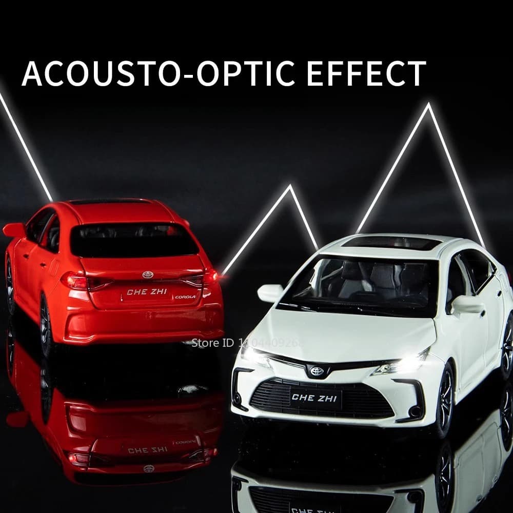 1:32 مقياس كورولا GR86 سبيكة سيارة لعبة مجسمة معدنية دييكاست محاكاة ضوء الصوت التراجع نماذج المركبات جمع الاطفال اللعب - 4