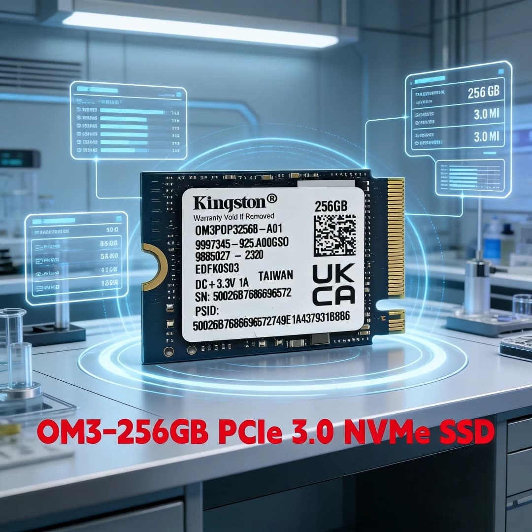 Kingston OM3 128GB/256GB & NV3 500GB 1TB 2TB M.2 2230 PCIe 4.0 NVMe SSD | Up to 6000MB/s-Stream Deck, Laptop, Desktop Compatible - 3