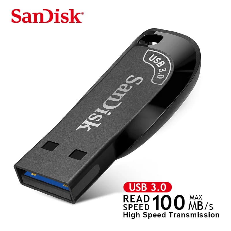 SanDisk USB 3.2 64GB USB Flash Drive CZ410 Pen Drive Memory Stick Black U Disk Mini Pendrive Black External Storage for Laptop - 3
