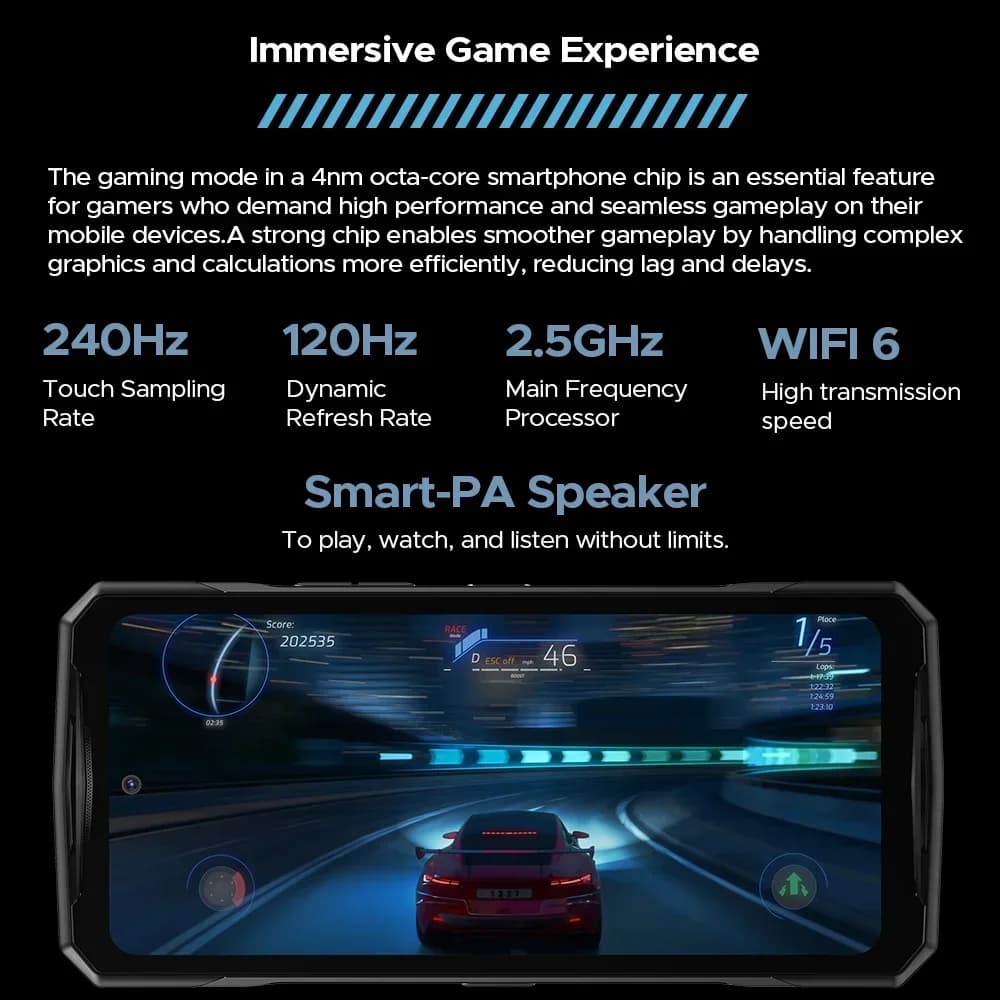 دوغي V40 برو هاتف متين شاشة 6.78 بوصة IPS 36 جيجابايت (16+20) 512 جيجابايت هاتف ذكي 5G كاميرا 200 ميجابكسل بطارية 8680 مللي أمبير معالج دايمنشن 7300 أندرويد 14 - 5