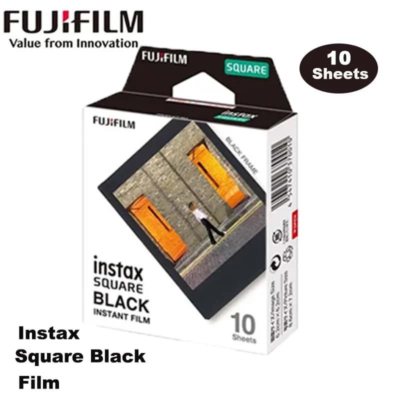 10-100 Sheets Fujifilm Instax Square Black Film For Fujifilm Instax Square SQ1/10/40/20 Instax Square Camera Film Photo Paper - 3