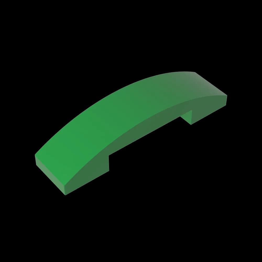 Gobricks Building Blocks MOC TOYS GDS-831 Slope, Curved 4 x 1 Double compatible with lego 93273 children's Educational Technical - 3