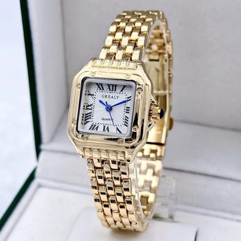 Top Brand Watch Women's Business Retro Classic Simple Waterproof Steel Strip Ladies Fashion Quartz Clock Wristwatches Gift - 3