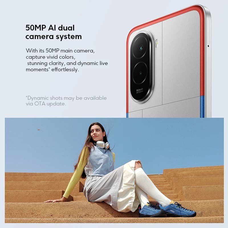 هاتف POCO M7 الإصدار العالمي، معالج Snapdragon® 685، كاميرا 50 ميجابكسل، شاشة 6.9 بوصة بمعدل تحديث 144 هرتز FHD+ DotDisplay، بطارية 7000 مللي أمبير في الساعة، شحن سريع 33 واط، NFC - 3