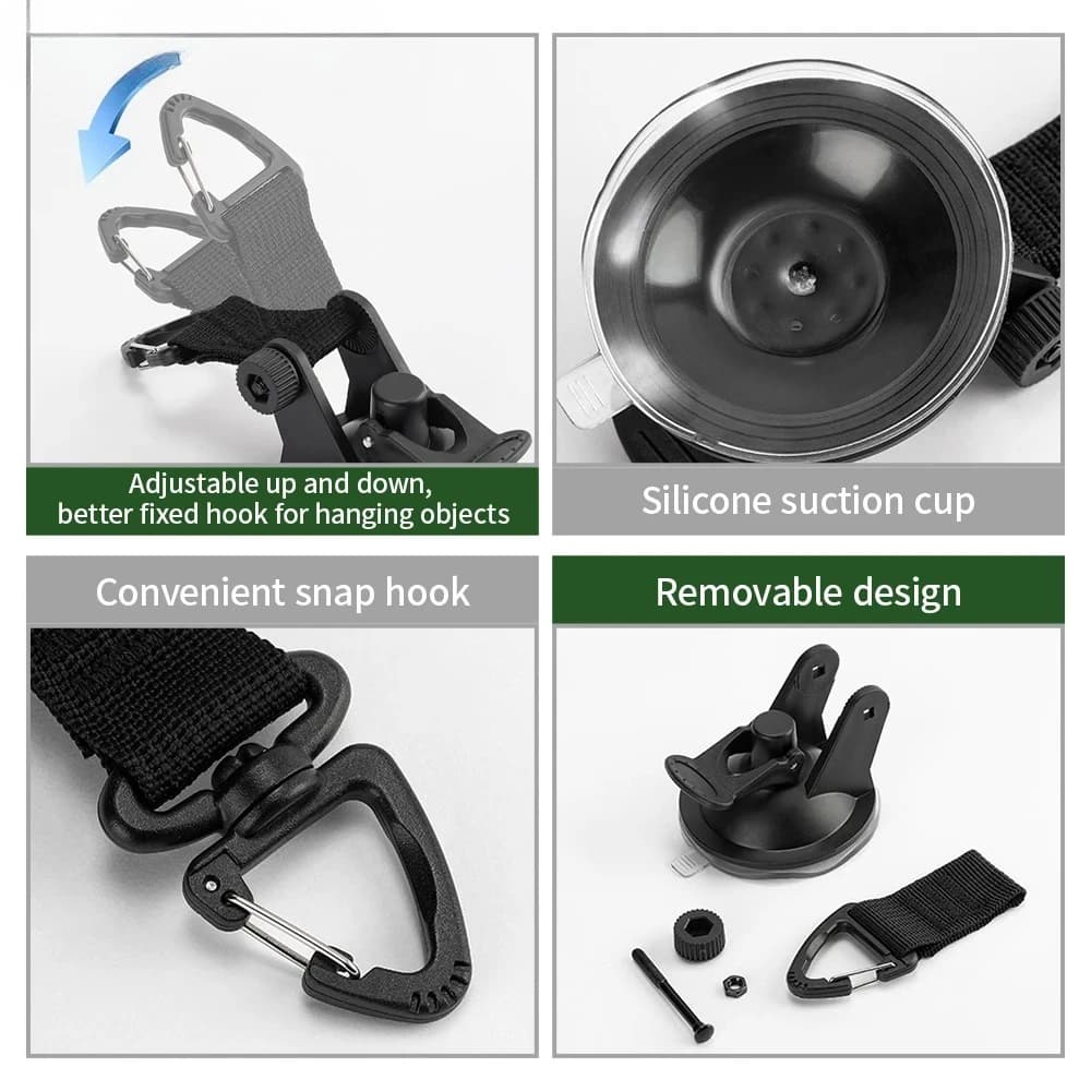 2/4pcs Car Tent Suction Cup Buckle Side Awning Anchors Outdoor Camping RV Van Accessory Secure Hook for Car RV Camping Accessory - 4