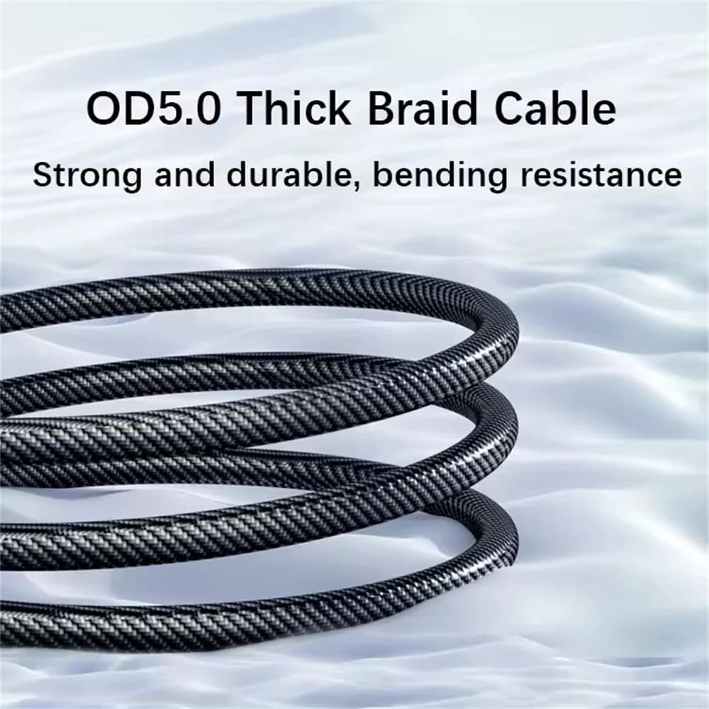 NNBILI 100W USB C 120W USB A charging cables with LED display screen, USB C=C-C，USB A=A-C,not for Xiaomi iPhone Samsung - 3