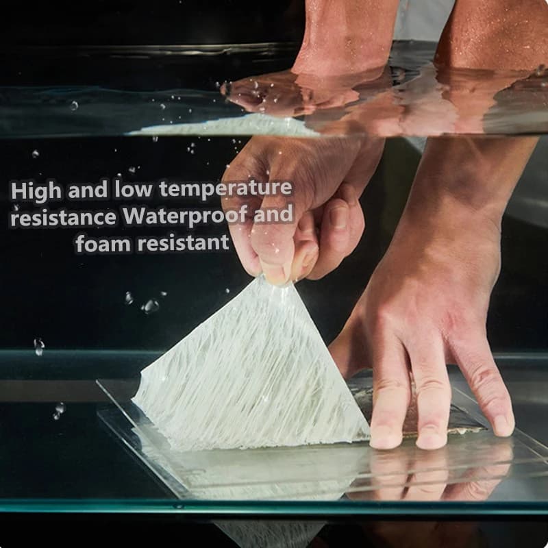 شريط مقاوم للماء ودرجات الحرارة العالية من رقائق الألومنيوم البوتيلي السميك، لإصلاح شقوق الجدران وحمامات السباحة والأسطح - 2