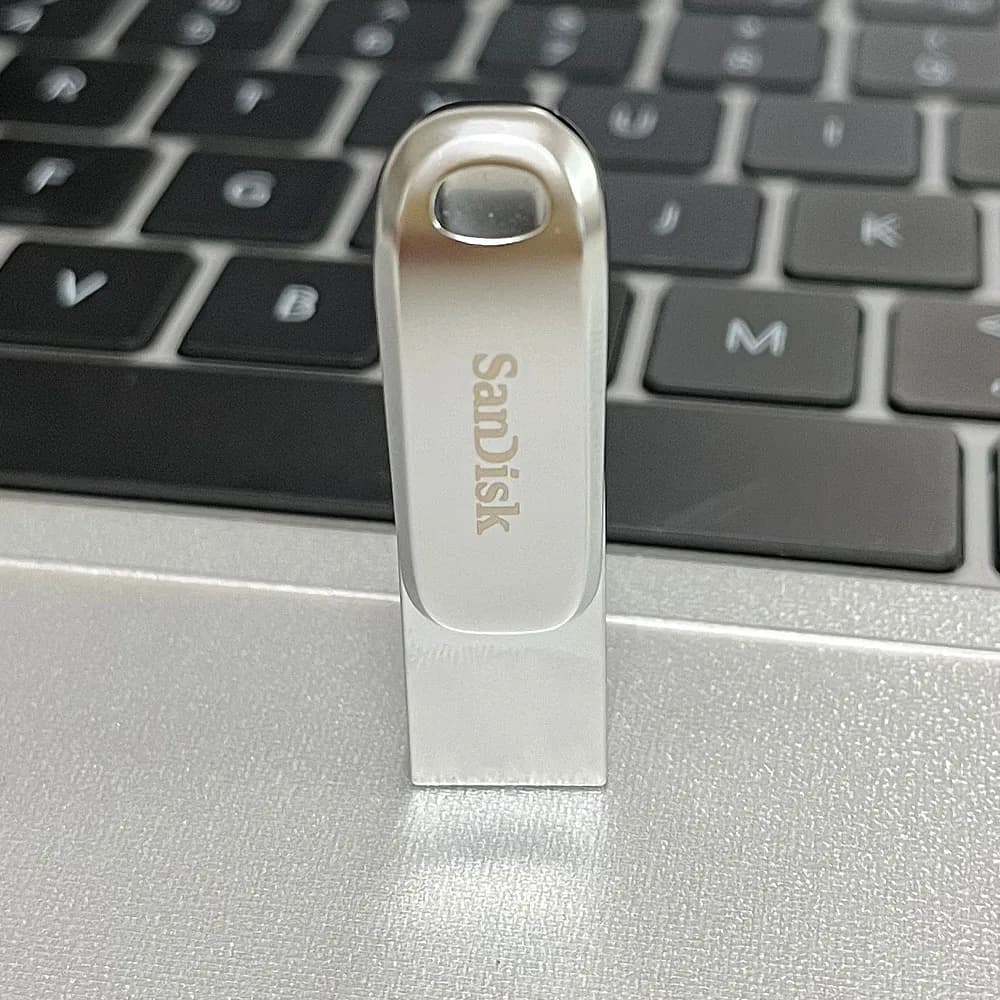 SanDisk Ultra Dual Drive Luxe USB Type-C Flash Drive بسعة 32 جيجابايت و64 جيجابايت و128 جيجابايت و256 جيجابايت و512 جيجابايت و1 تيرابايت، فلاش درايف معدني OTG USB3.1 للكمبيوتر/Mac/iPad Pro - 5