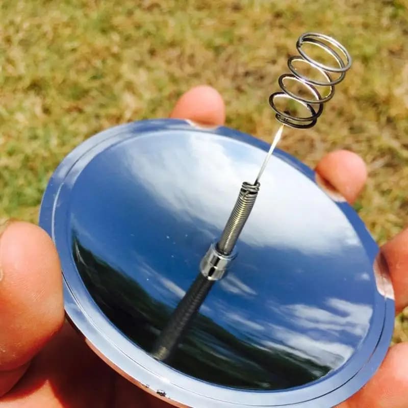 Portable Outdoor Solar Lighter Camping Survival Fire Waterproof & Windproof Fire Starter Outdoor Emergency Tool Gear Accessories - 4
