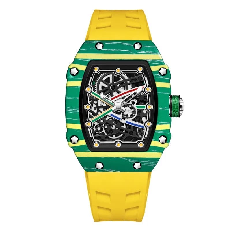 New Ultra-Thin Barrel-Shaped Men's Quartz Watch Stylish Personalized Fashionable Timepiece - 5