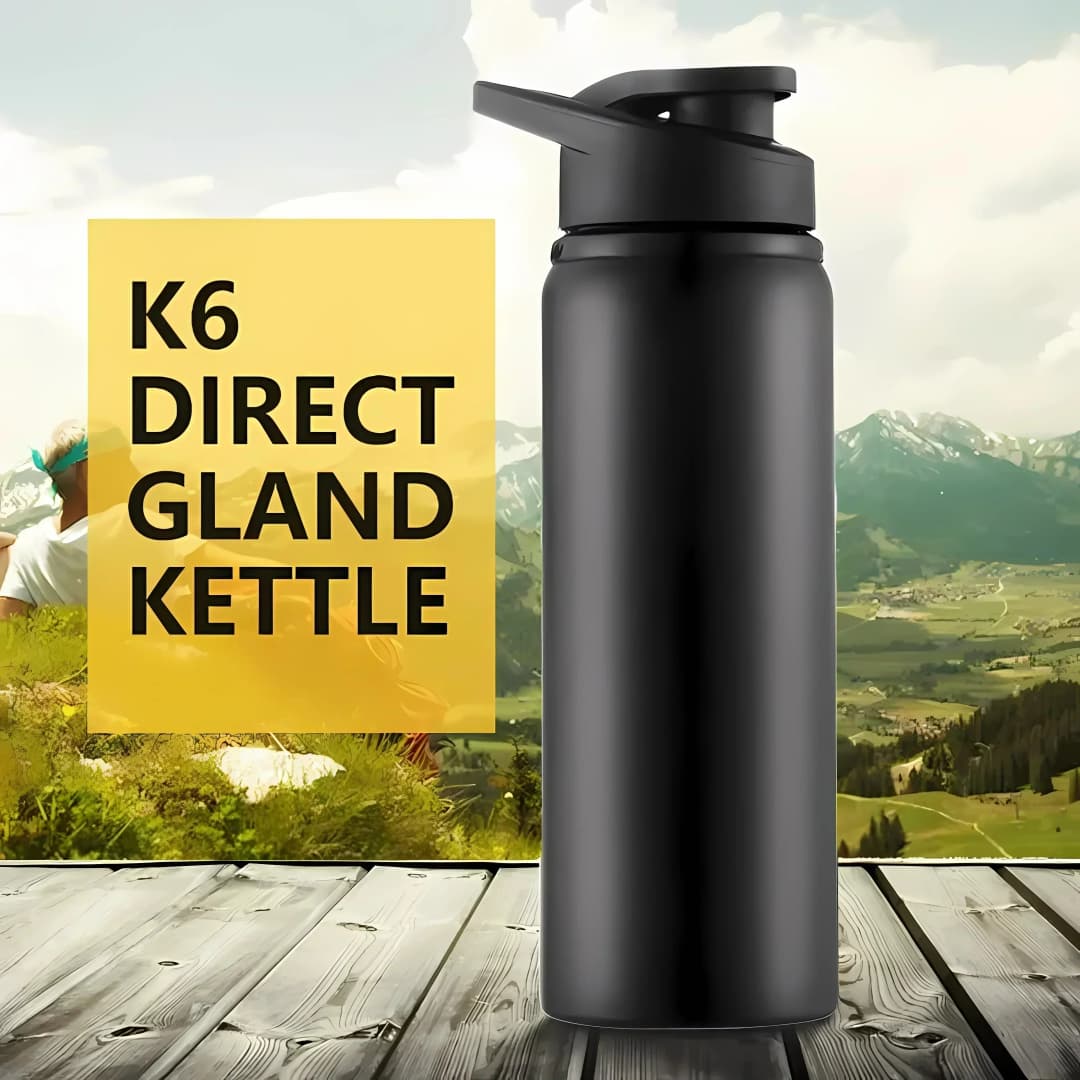 15PCS Portable Stainless Steel Bicycle Water Bottle Straight Drinking Outdoors Sports Travel Kettle Metal Water Bottle - 2