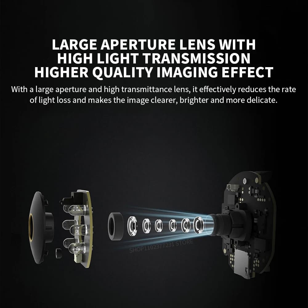 كاميرا Xiaomi الذكية الجديدة بدقة 2K و1296P، زاوية 360 درجة، مراقبة أمنية داخلية للرضع، كاميرا ويب ليلية بتقنية WIFI، كاميرا IP فيديو للمنزل الذكي Mi - 2