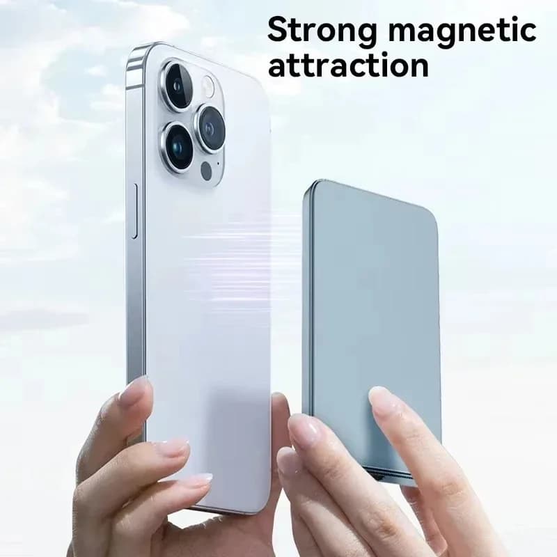 Lenovo 20000mAh Thin Portable Magnetic Wireless Power Bank PD22.5W Fast Charging External Battery For Magsafe iPhone Samsung - 4