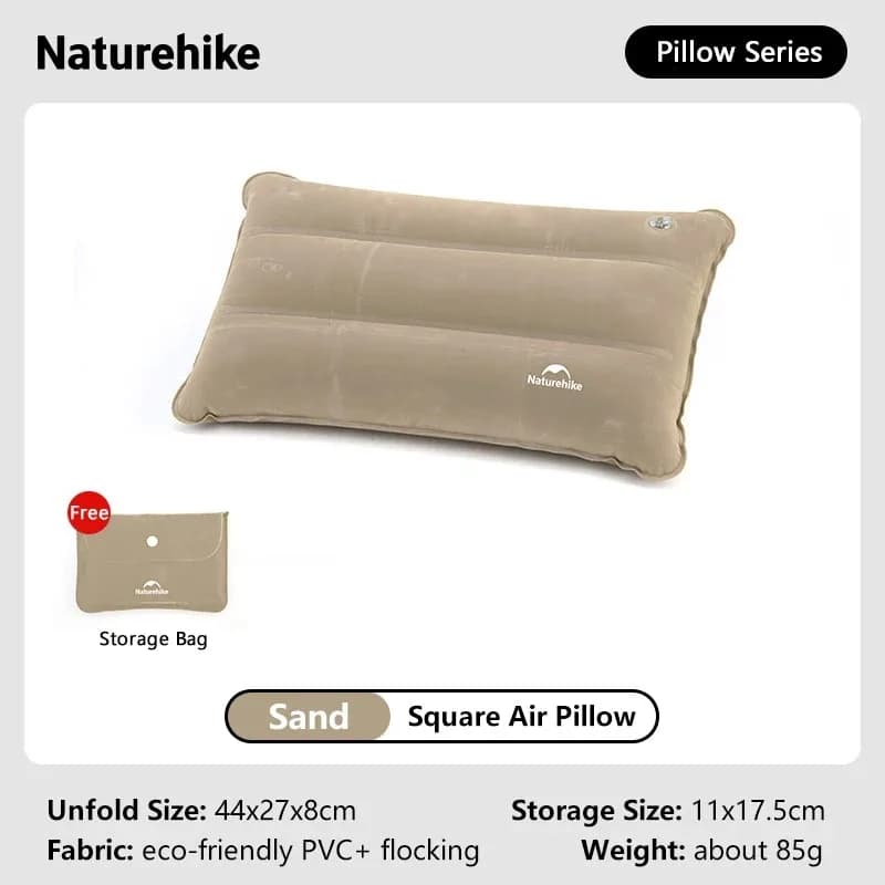 وسادة هوائية قابلة للنفخ من Naturehike خفيفة الوزن مناسبة للسفر والتخييم - 6