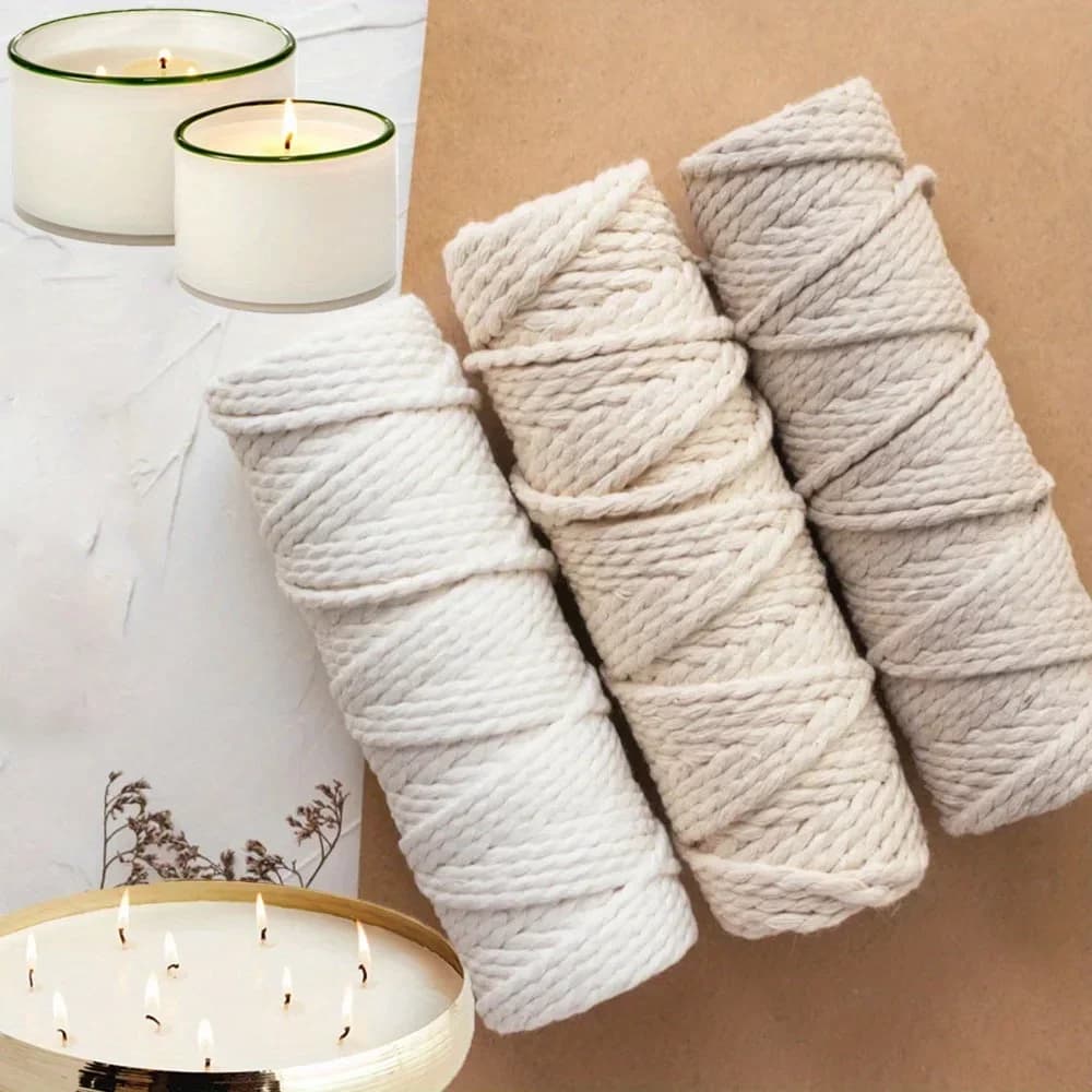 100 متر/لفة شمعة الفتيل شمعة صنع عدة صديقة للبيئة شمعة الفتائل DIY بها بنفسك أدوات صنع الشموع اليدوية الهدايا المتحمسين - 5