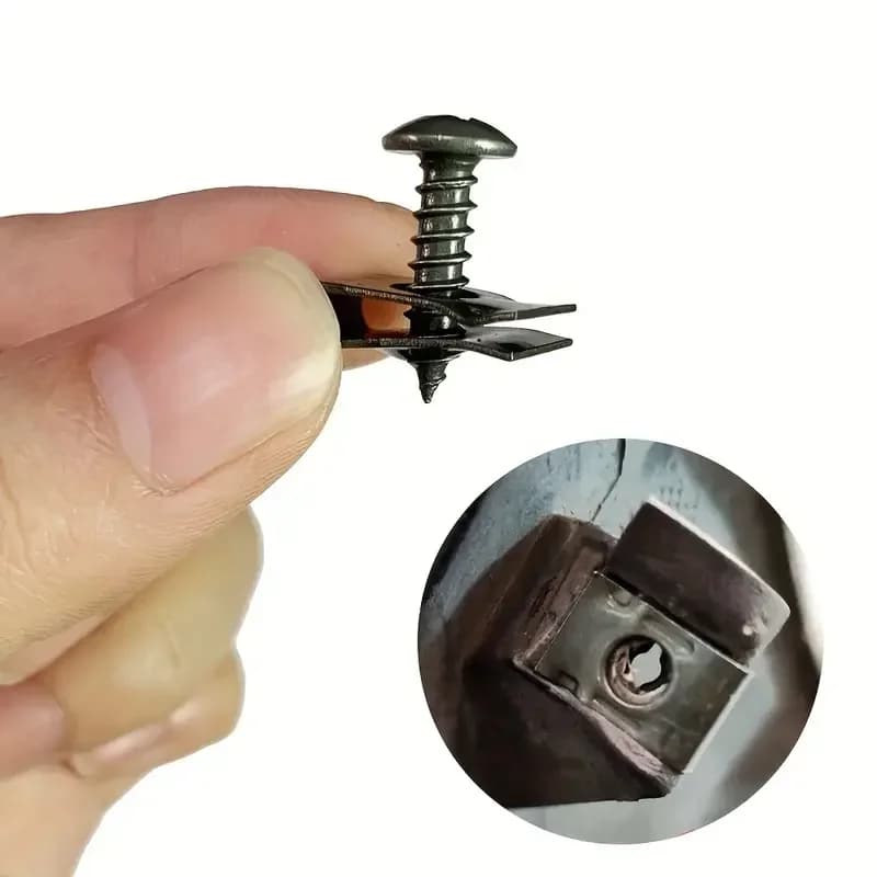 Car Self-tapping Screw Fasteners Auto Metal U-shaped Spacers Self-Tapping Screws Kit Car Motorcycle Modification Accessories - 6