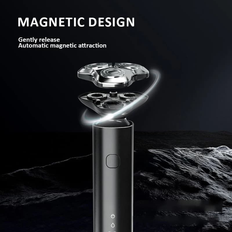 Man Electric Shaver Enhanced Shaving Machine Razors for Men Waterproof Dry Wet Shaving Beard Trimmer - 4