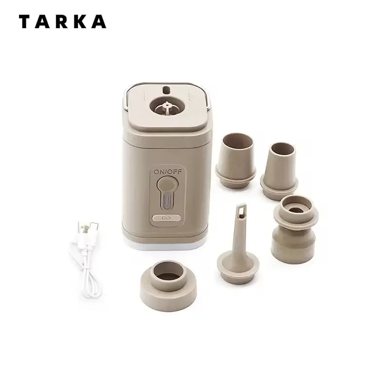 TARKA Camping Portable Electric Air Pump  Wireless Air Compressor Inflator Deflator Pumps Air Cushions Beds Boat Swimming Ring