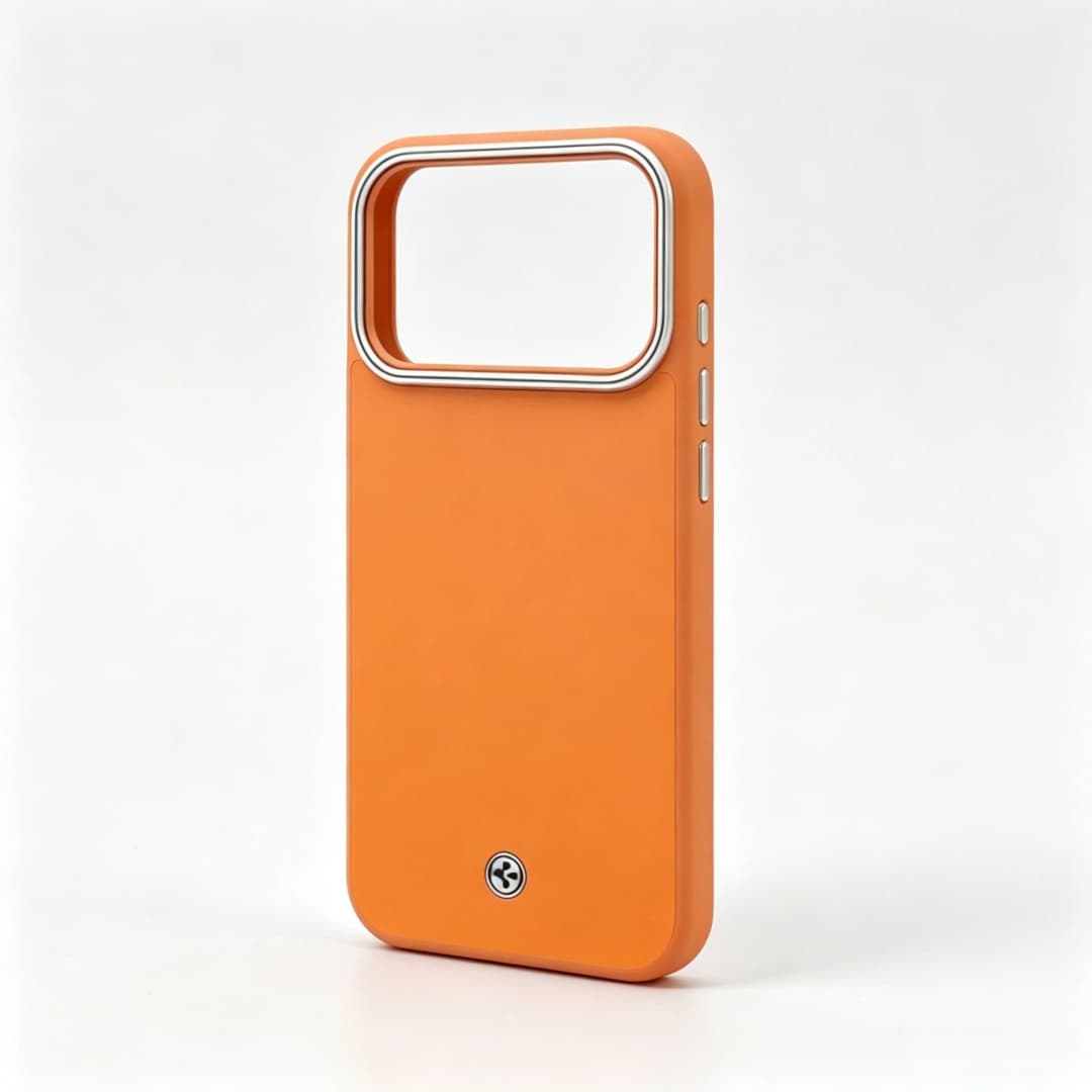 غطاء مغناطيسي Spigen Enzo Leather MagFit لمكنسة iPhone 17 Air 16 15 14 13 Pro Max من ألياف الكربون مقاوم للصدمات ومطفي - 4
