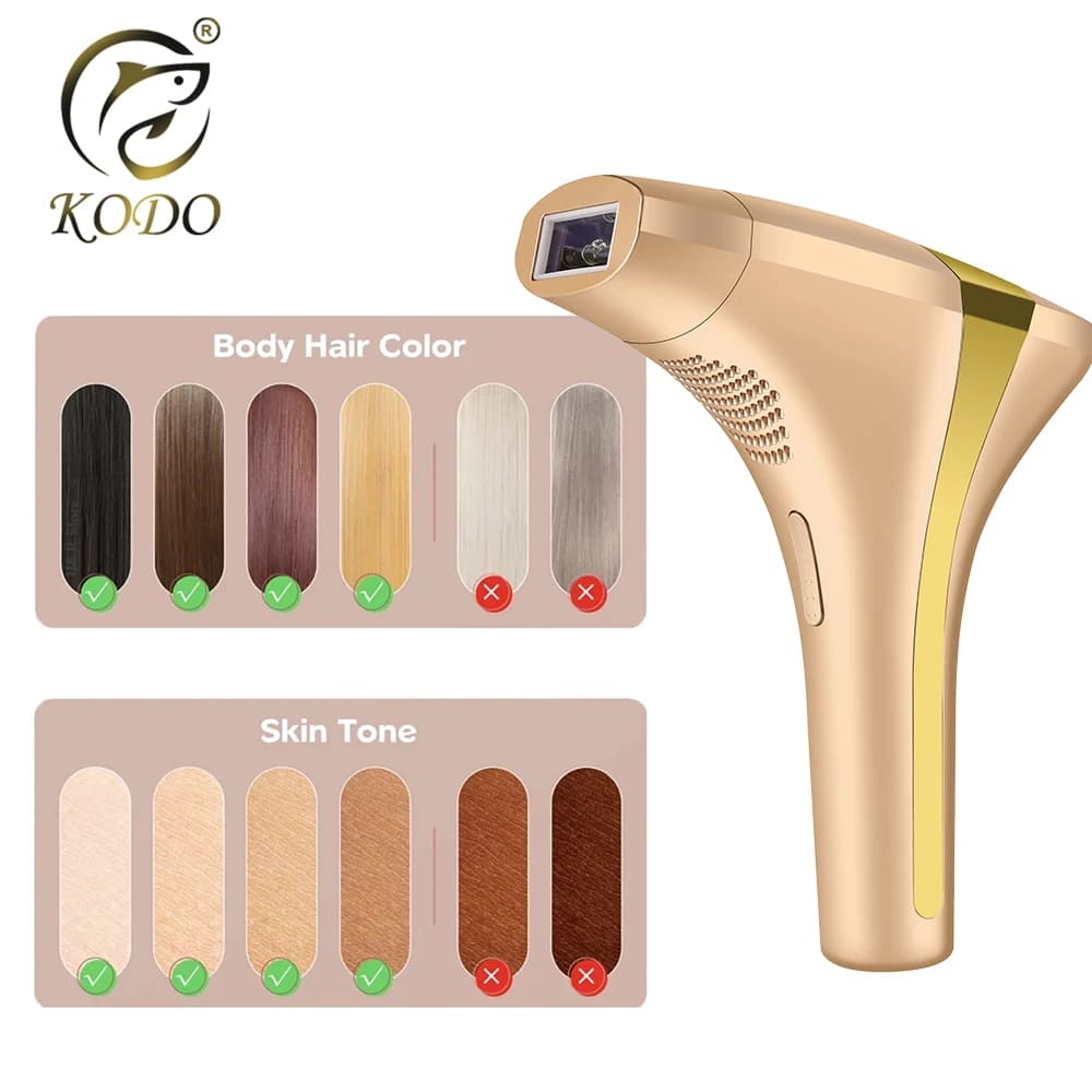 KODO 2026 High-end customization ice Laser Hair removal Laser Epilator Permanent IPL Painless Photoepilator 4 in 1 face and body - 4
