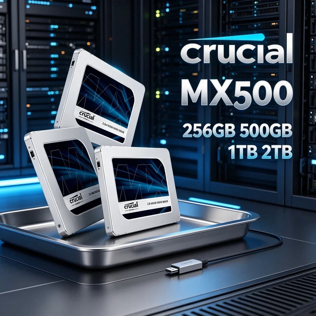 عرض ساخن كروشيال MX500 SSD 256 جيجابايت 500 جيجابايت 1 تيرابايت 2 تيرابايت 3D NAND ساتا 2.5 بوصة محرك أقراص صلبة داخلي عالي السرعة للابتوب