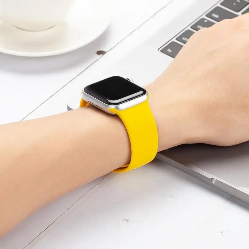 Straps For Apple Watch Band 44mm 40mm 45mm 41mm 49mm 46 42mm 38mm correa silicone bracelet iwatch series 10 7 8 se 3 6 9 ultra 2 - 6