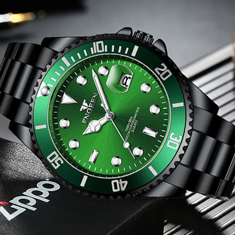 BINBOND Top Brand Luxury Fashion Diver Watch Men 30M Waterproof Date Clock Sport Watches Men Quartz Wristwatch Relogio Masculino - 2