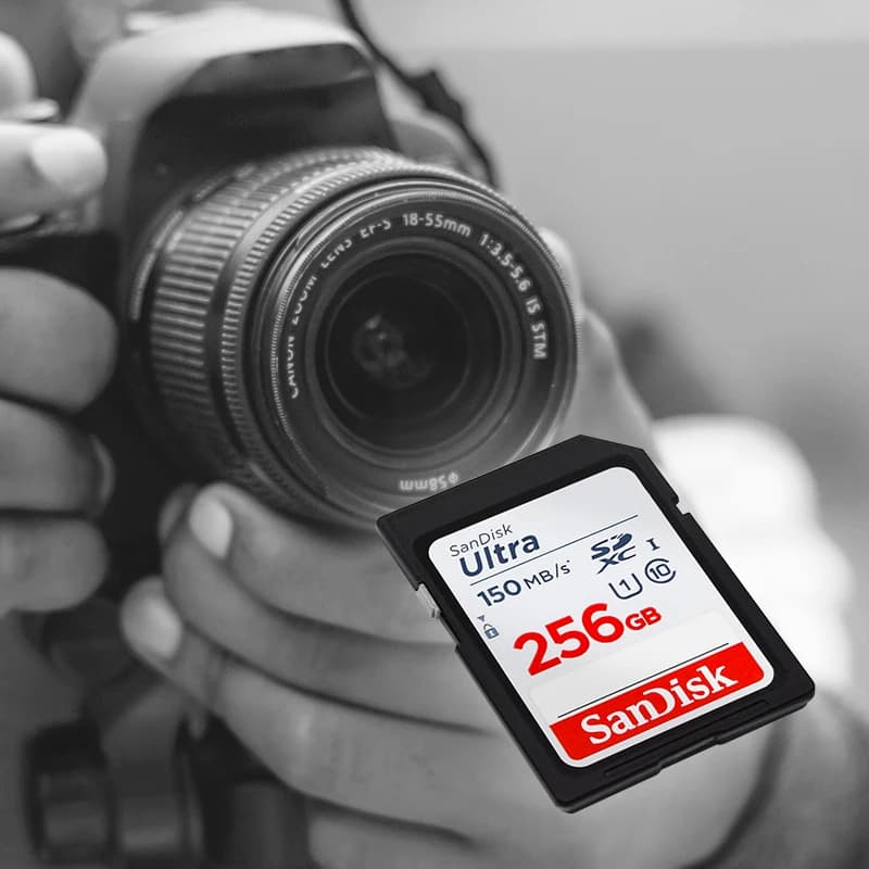 SanDisk Ultra SDHC UHS-I Card SDXC 32GB 64GB 128GB 256GB Memory card Original Genuine SD Card for Camera Up to 150Mb/s - 4