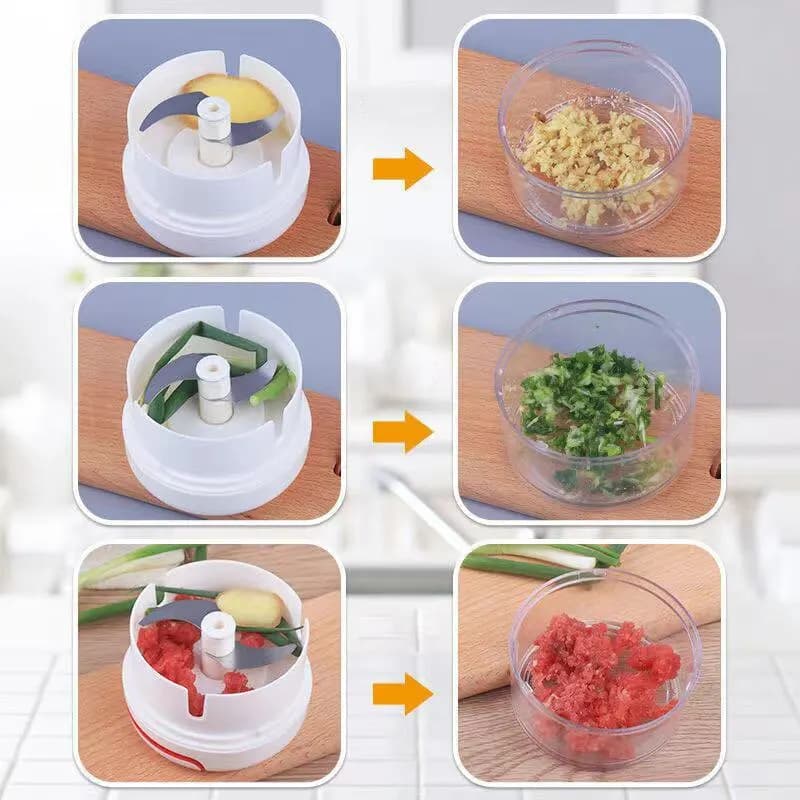 أدوات مطبخ متكاملة: مطحنة، مقشرة، مبشرة بلاستيكية، وأدوات ضغط، ملحقات مطبخ عملية - 2