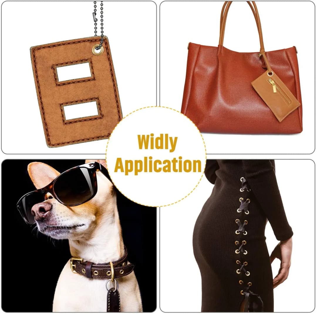 مجموعة أدوات جروميت، 100 قطعة، حلقات ثقوب بقطر داخلي 6-14 مم، للملابس والأحذية والحقائب والحرف الجلدية - اصنعها بنفسك - 6