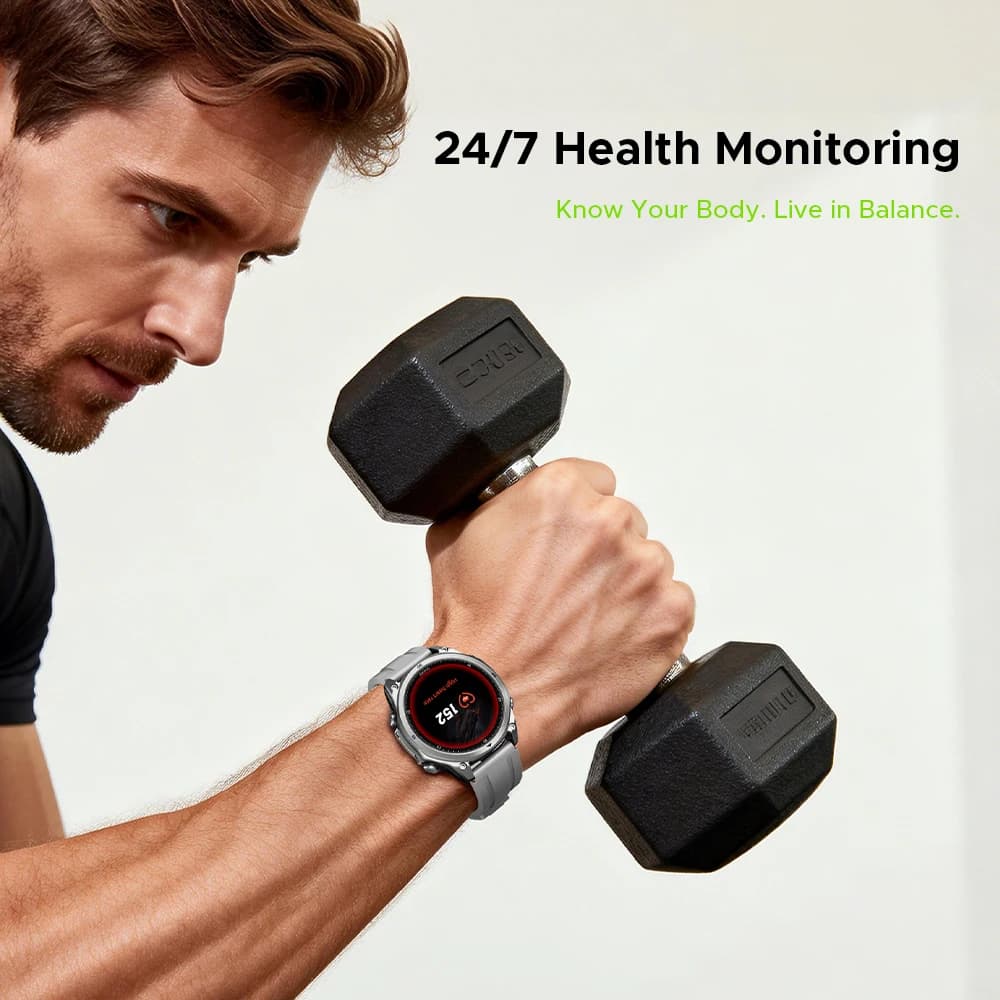 DOOGEE ANYWISE W1 Lite Smart Watch 5ATM Waterproof 1.43'' Screen 178 Sports Modes 24 hours Health Monitoring Reminder Function - 3