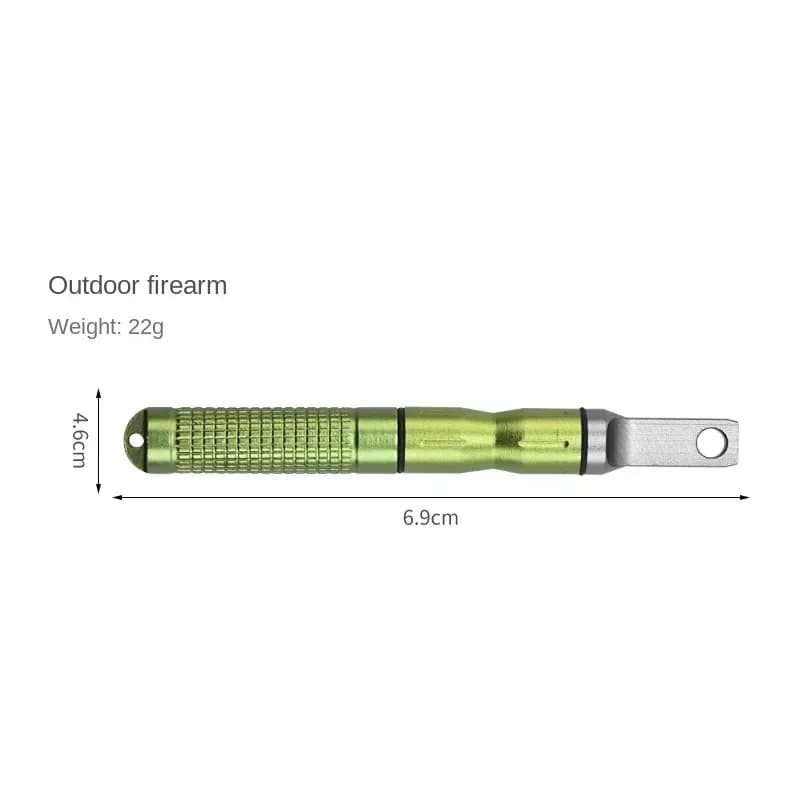 New Outdoor Survival Waterproof Lighter Portable Adventure Camping Cigarette Accessories Men's Small Gift Tool - 3