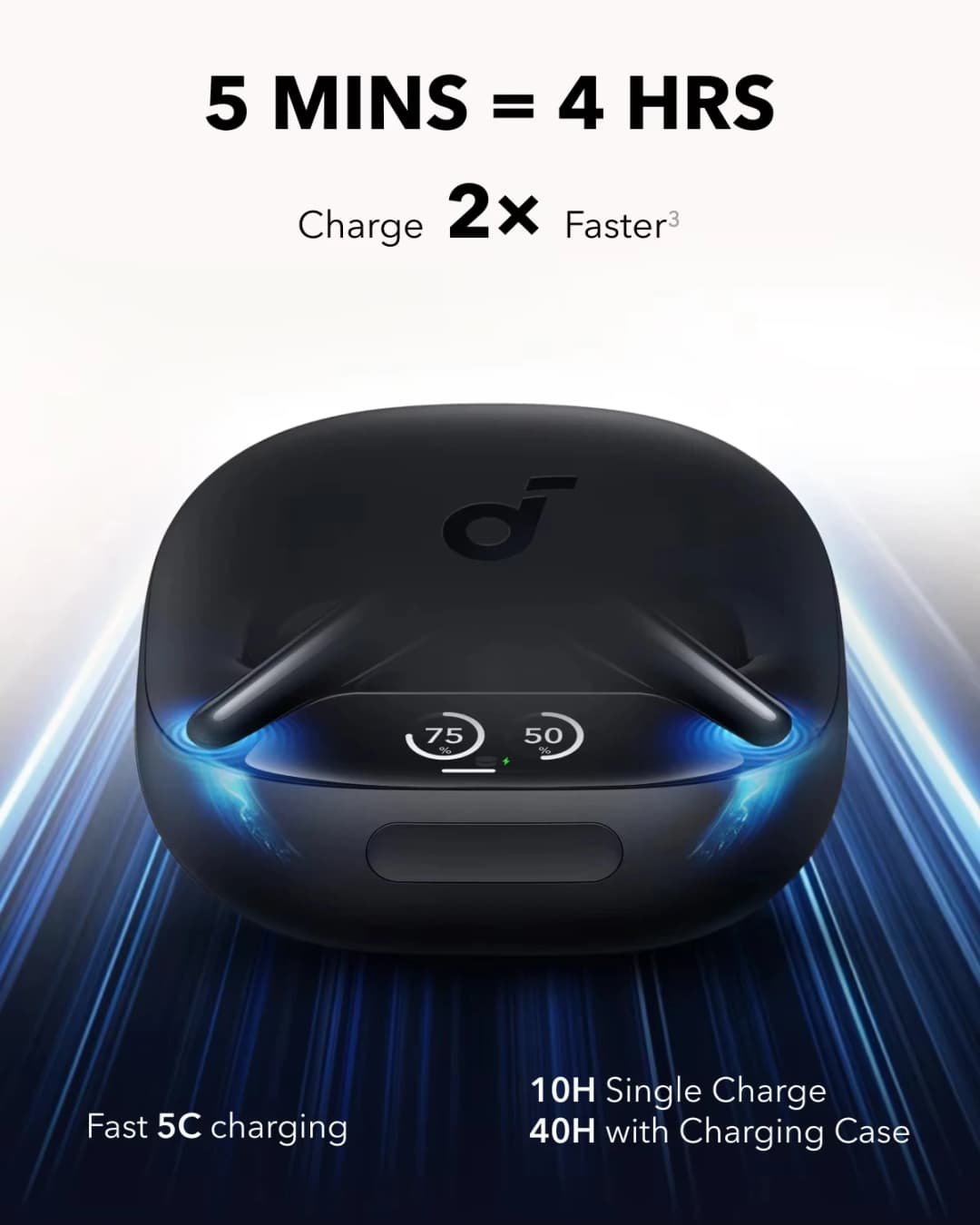 Soundcore by Anker Liberty 4 Pro Noise Cancelling Wireless Earbuds Earphone Bluetooth Wireless Bluetooth Earphones Headphones - 5