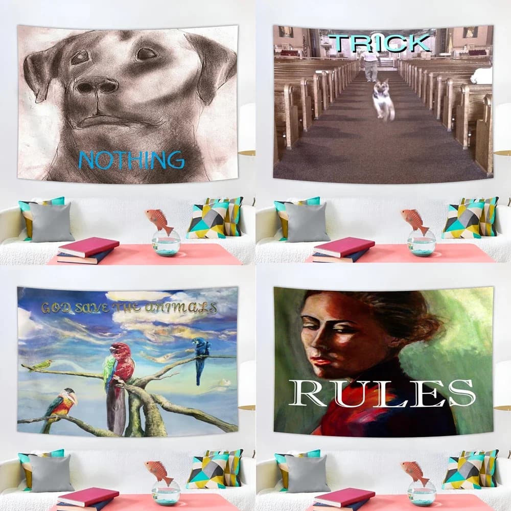 3x5ft Alex G Poster Trick Album Cover Tapestry Art Poster and Wall Art Hanging Decor for Modern Family  Tapiz Pared