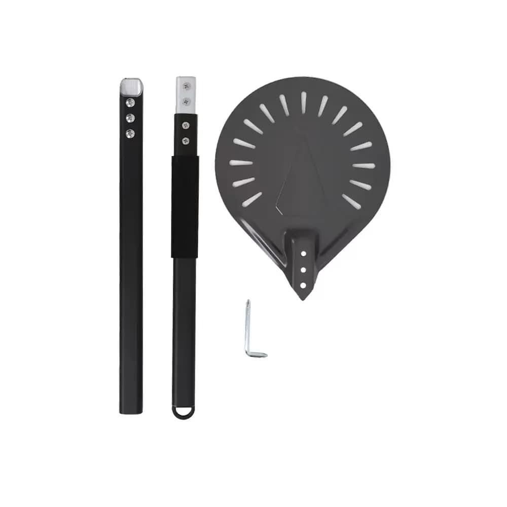 7 8 9 10 بوصة طويلة بيتزا قشر قابل للتعديل تحول مجرفة ملعقة الخبز أداة أواني المطبخ غير لاصقة بيتزا كبيرة تيرنر للفرن - 2