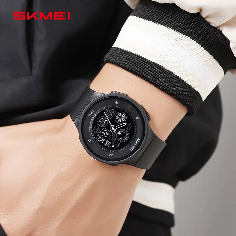 SKMEI 2346 New Arrival Colorful Fashion Unisex Men Women Time Big Digital Display PC Classic Sport Watch Chronograph Wristwatch - 5