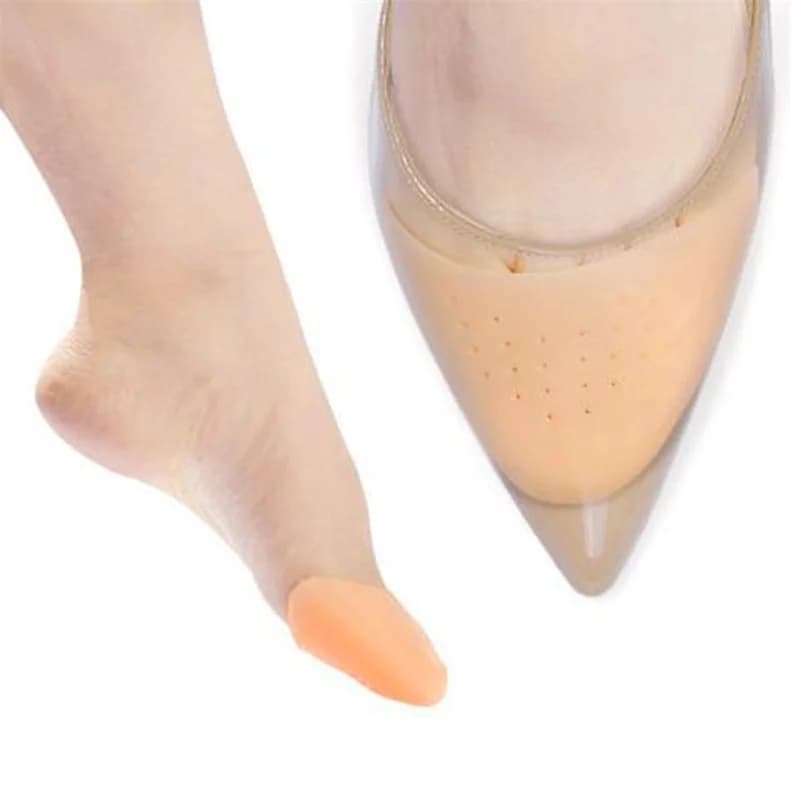 Silicone Toe protection Forefoot Pads Insoles Comfortable Shoe Pad Pain Relief Silicone Non-slip Shoe Insole for Women Foot Care - 2