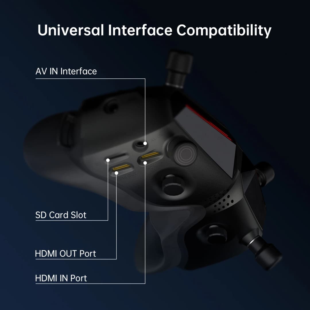 نظارات CADDXFPV Walksnail Avatar HD X 5.8GHz مستقبل Steadyview تتبع الرأس 1920*1080 نظارات فيديو FPV لطائرات الدرون RC - 6